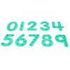 Silishapes Dot Numbers in Green - Set of 10