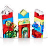 Colour Crystal Block Set - Set of 25 with Plane Mirror - CD72606