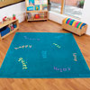 Mindfulness Super Soft Square Carpet - 2m x 2m - MAT1220