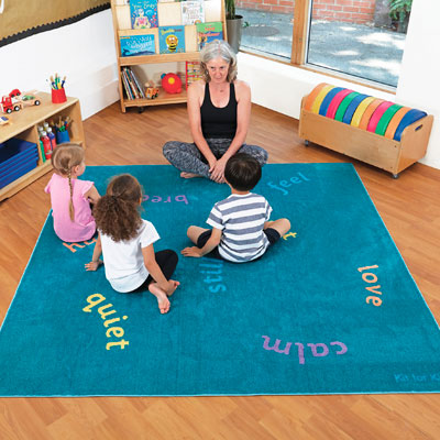 Mindfulness Super Soft Square Carpet - 2m x 2m - MAT1220
