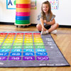 100 Square Counting Grid Carpet - 2m x 2m - MAT1247