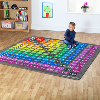 Multiplication Grid Carpet - 2m x 2m MAT1248 | Primary ICT
