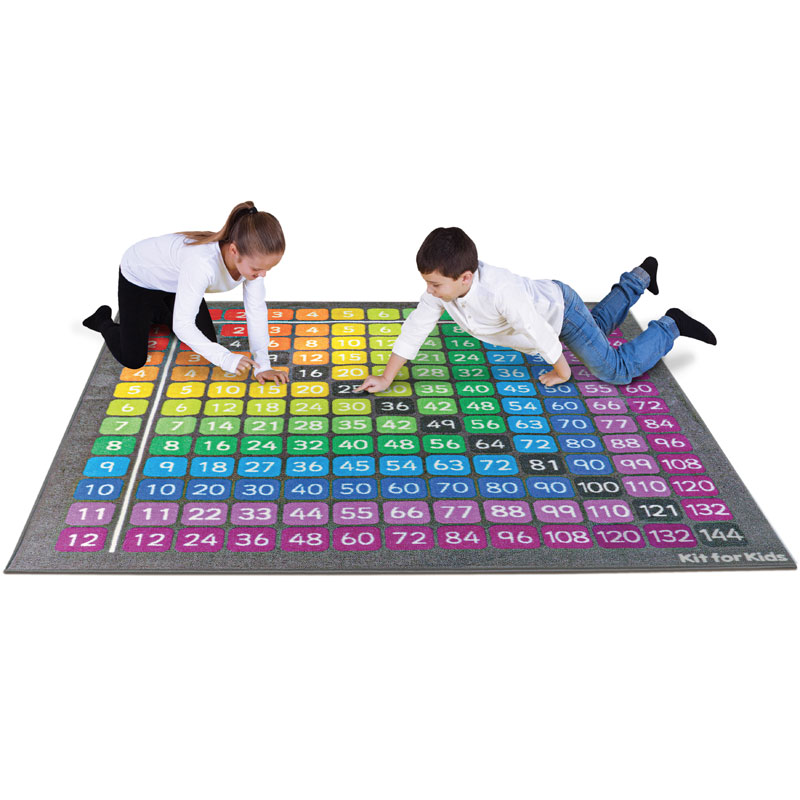 Multiplication Grid Carpet - 2m x 2m MAT1248 | Primary ICT