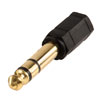 Audio Adaptor: 3.5mm Socket - 6.3mm Plug (Pack of 5) - AC-007GOLD/5
