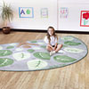 Natural World Semi-Circle Placement Carpet - 3m x 1.5m - MAT1253