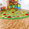 Back to Nature Large Corner Placement Carpet - 3m x 3m - MAT1234