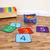 1-24 Numbers Indoor/Outdoor Mini Placement Carpets - includes Holdall - Set of 24 - BN0150