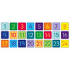 1-24 Numbers Indoor/Outdoor Mini Placement Carpets - includes Holdall - Set of 24 - BN0150