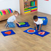 Fruit Mini Placement Carpets - includes Holdall - Set of 32 - BN2130