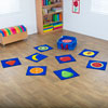 Fruit Mini Placement Carpets - includes Holdall - Set of 32 - BN2130