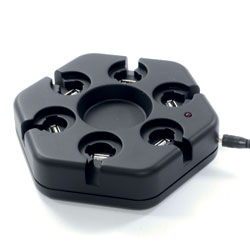 TTS Easi-Speak Microphone Docking Station - 6 ports - Includes Mains Charger