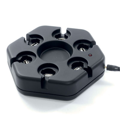 TTS Easi-Speak Microphone Docking Station - 6 ports - Includes Mains Charger - EL00281