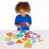 Rainbow Glitter Shapes - Set of 21 - CD72622