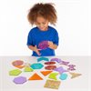 Rainbow Glitter Shapes - Set of 21 - CD72622