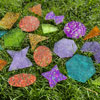 Rainbow Glitter Shapes - Set of 21 - CD72622