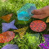 Rainbow Glitter Shapes - Set of 21 - CD72622