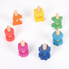 Rainbow Wooden Nuts & Bolts - Set of 7 - CD74001