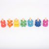 Rainbow Wooden Nuts & Bolts - Set of 7 - CD74001