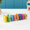 Rainbow Wooden Shape Twister - CD74003