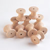Natural Wooden Spools - Pack of 10