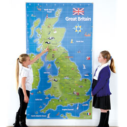 TTS Bee-Bot Mat - UK Map