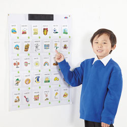 TTS Recordable Talking Interactive Wall - with 30 pockets