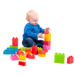 TickiT Chunky Soft Brick Set - Set of 45 Bricks