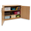 School Storage Cupboard: Height 750mm - with Lockable Doors - MEQ750C