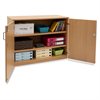 School Storage Cupboard: Height 750mm - with Lockable Doors - MEQ750C