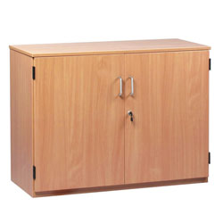 School Storage Cupboard: Height 750mm - with Lockable Doors