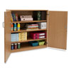 School Storage Cupboard: Height 1000mm - with Lockable Doors - MEQ1000C