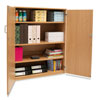 School Storage Cupboard: Height 1250mm - with Lockable Doors - MEQ1250C