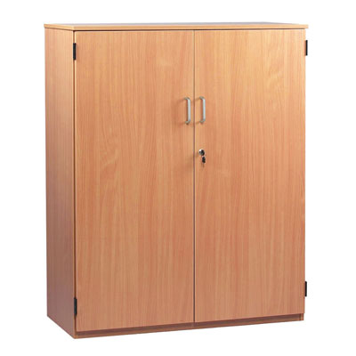 School Storage Cupboard: Height 1250mm - with Lockable Doors - MEQ1250C