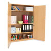 School Storage Cupboard: Height 1500mm - with Lockable Doors - MEQ1500C