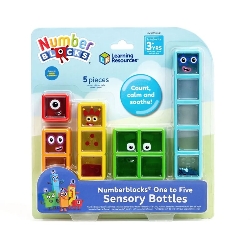 Numberblocks 1-5 Sensory Tubes - H2M96090-UK