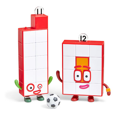 Numberblocks Eleven and Twelve Figure Pack - H2M96924-UK