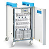 LapCabbymini 20 Bay Netbook Charging Trolley (Vertical) - LAPM20V-BL