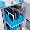 LapCabbymini 20 Bay Netbook Charging Trolley (Vertical) - LAPM20V-BL