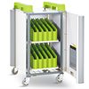 LapCabbymini 20 Bay Netbook Charging Trolley (Vertical) - LAPM20V-BL