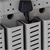 LapCabby 20 Bay Laptop Charging Trolley - with Blue Handles - LAP20V-BL