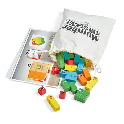 Numberblocks Wooden Building Blocks Activity Set - H2M96932-UK