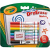 Crayola Washable Dry-Erase Markers - Assorted Colours - Pack of 8 - CRAYOLA-98-2002