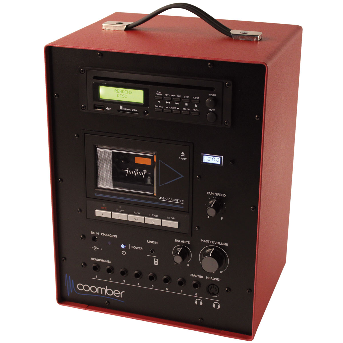 Coomber 44271 Listening Centre with Cassette/CD/USB/SD/3.5mm Audio