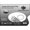Tear-off A4 Palettes for Oil and Acrylic Painting - Pack of 40 - MB7048-40
