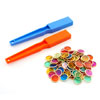 Magnetic Wand and Metal Rim Disc Set - includes 2 Wands and 100 Coloured Discs - CD50012
