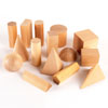 Wooden Geometric Solids - Set of 15 - CD52177