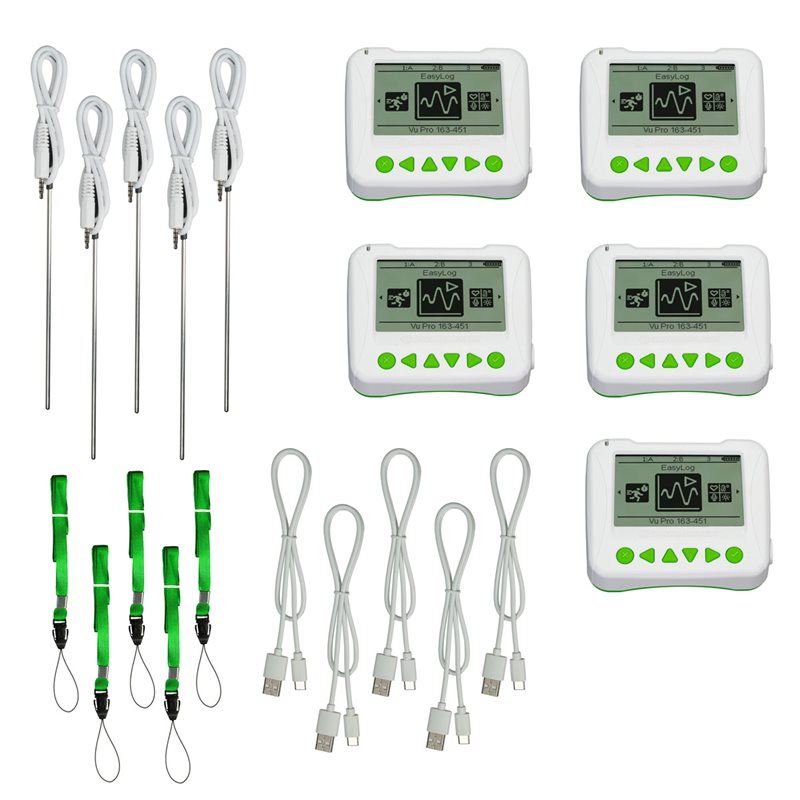 EasySense Vu Pro Primary Data Logger - USB & Bluetooth - Pack of 5 - DH2360PK5
