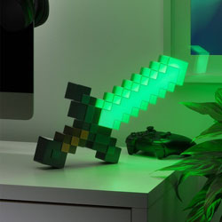 Minecraft Diamond Sword Light - Official LED Room Light - 40cm