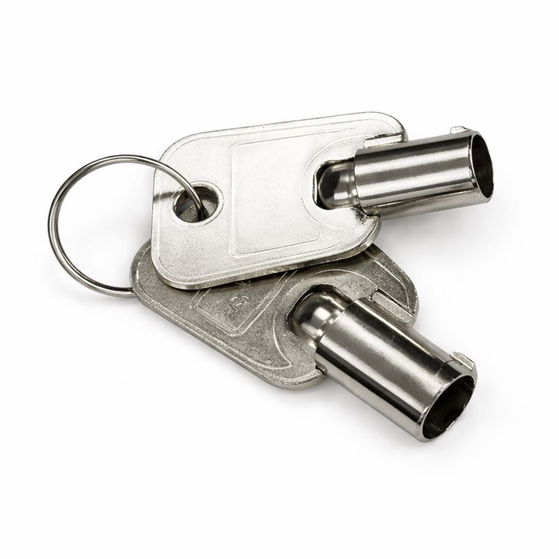 LapCabby Spare/Replacement Round Barrel Key - Set of 2 Keys - LAPCABBY-KEY-RB