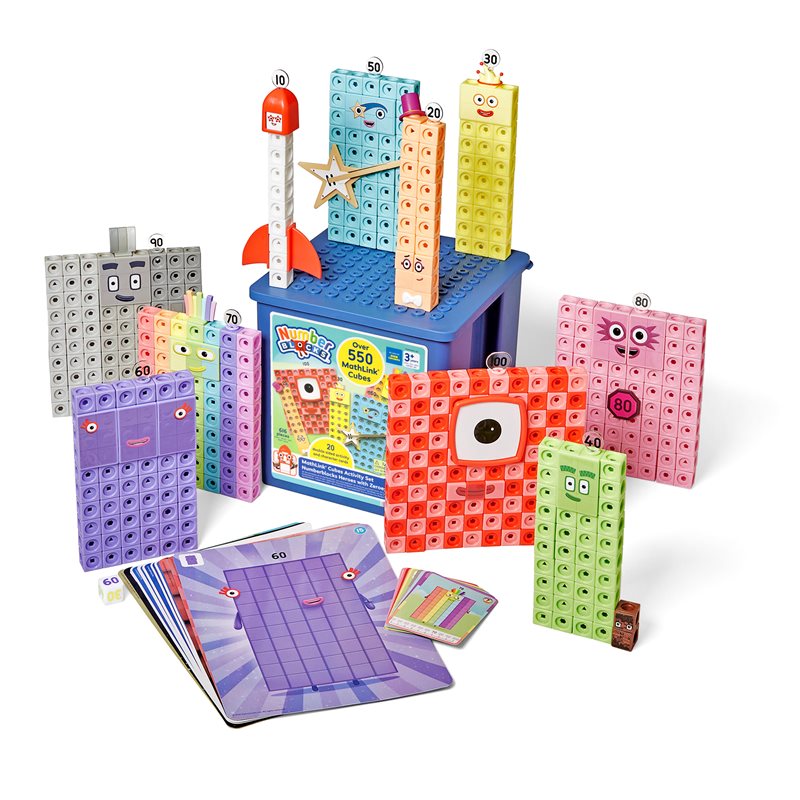 Numberblocks MathLink Cubes Heroes with Zeroes - Activity Set - H2M96930-UK